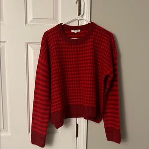 Madewell Women’s Mixed Stripe Pullover Sweater (Size L)